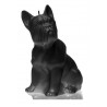 Bougie Bulldog noir mat  Candellana