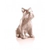 Bougie Bulldog Origami Rose Gold Candellana