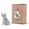 Bougie Bulldog Argent Candellana