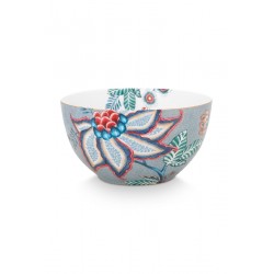 Bol - Flower Festival deco- bleu clair - 15cm Pip Studio