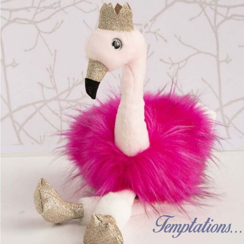 Peluche Flamant Rose Histoire d’ours 30 cm