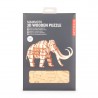 Puzzle en bois 3D Mamouth  Kikkerland.