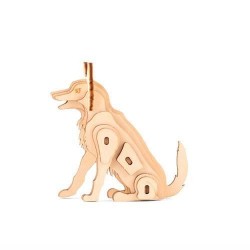 Puzzle en bois 3D Chien Kikkerland.