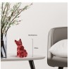 Bougie Bulldog Rouge  Candellana