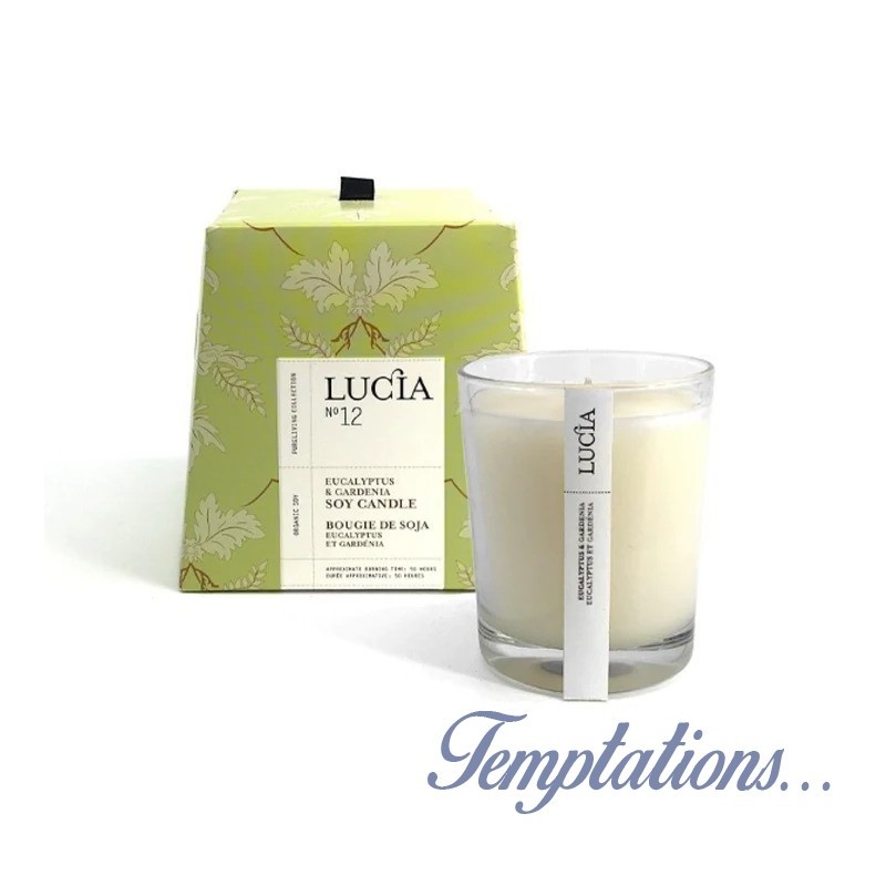 Bougie Lucia N°12 Eucalyptus et gardénia