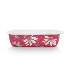 Plat de cuisson rectangulaire Flower Festival Dark Pink -Pip Studio