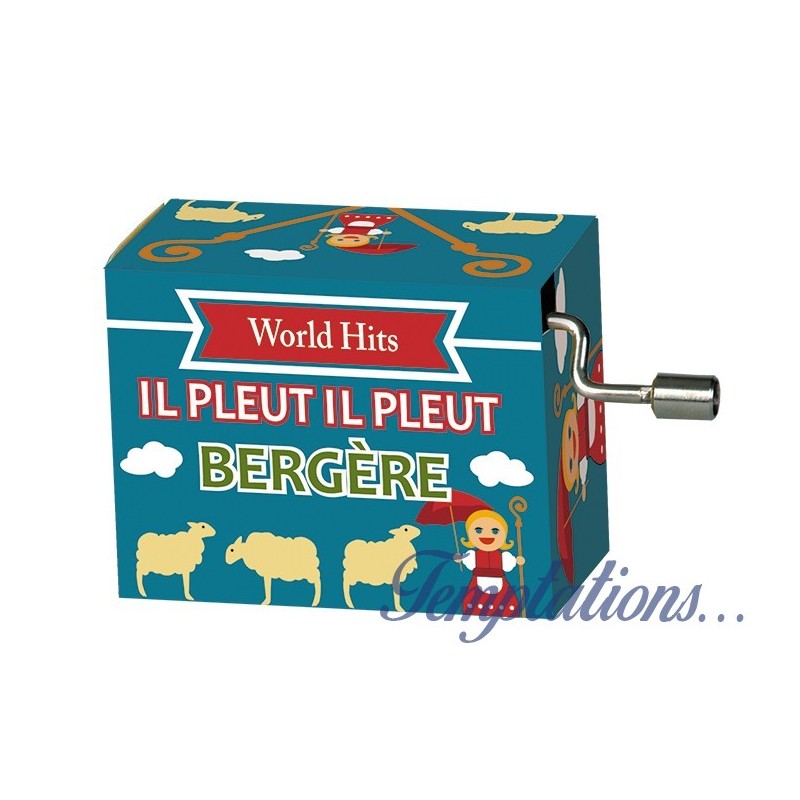 Boîte à musique "Il pleut il pleut bergère" - Fridolin