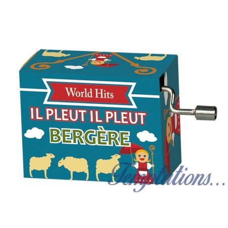 Boîte à musique "Il pleut il pleut bergère" - Fridolin