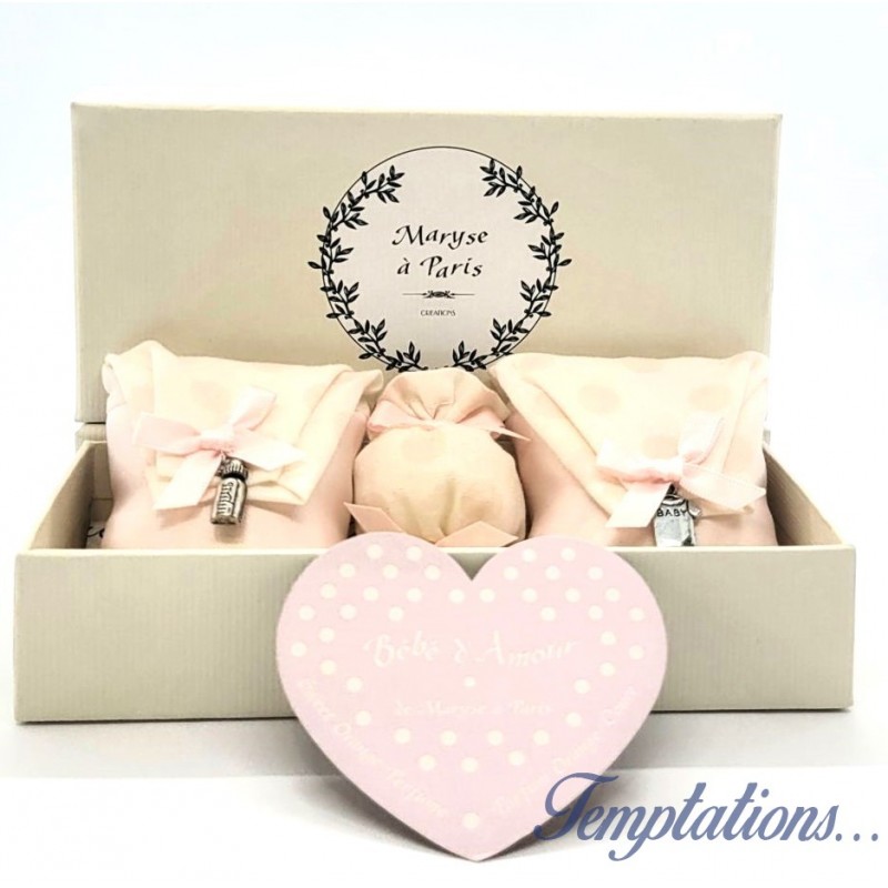 Coffret senteurs Bébé d’amour fille – Maryse à Paris