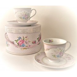 Set 2 tasses à thé en coffret