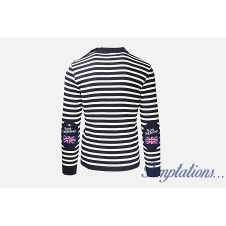 Pull marin rayé homme God save Berth