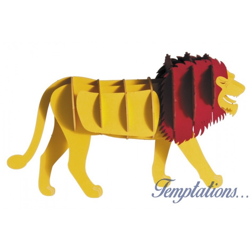 Maquette 3D en papier – Lion