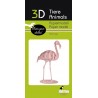 Maquette 3D en papier – Flamant rose